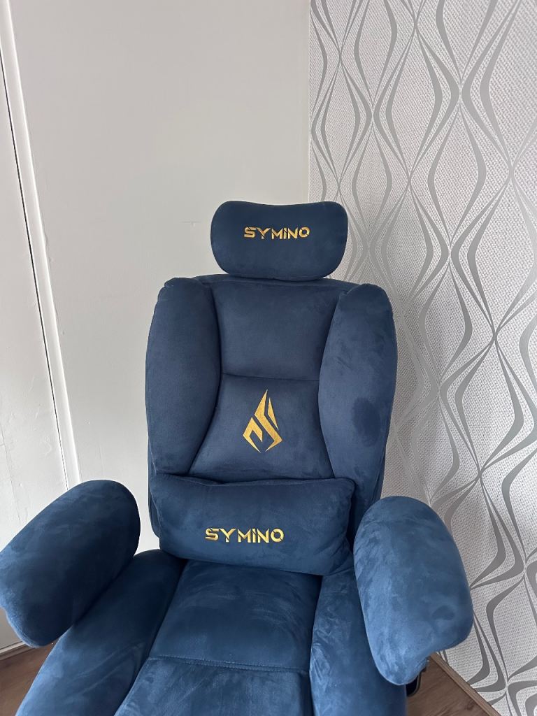 SYMINO Gaming/Office Chair – Blue, Good Condition