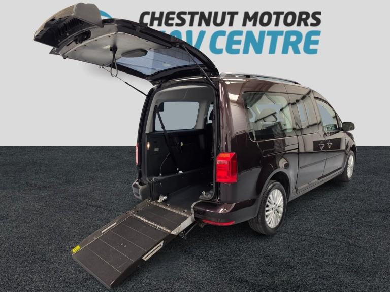 VW Caddy Maxi WAV Wheelchair Access 2.0 Diesel DSG Auto 5 Seats Fold Flat Ramp
