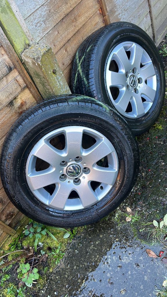 VW Alloy Wheels + Tyres (Set of 4) – Genuine Volkswagen