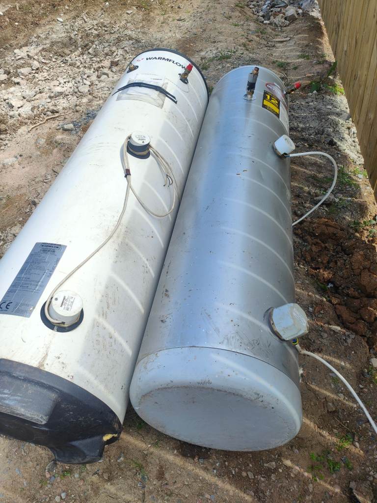 Central heating pressurised system hot press tanks 