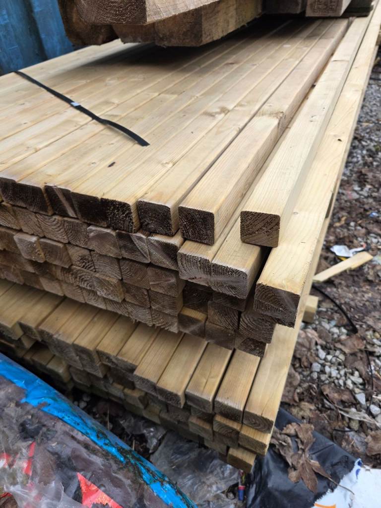 45x45 TIMBER EASED EDGE 2X2 4.8M