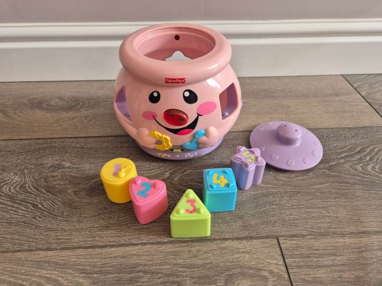 Fisher-Price shape and number cookie jar. Collection only. 