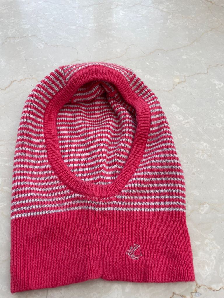 Petit Bateau red stripes woolly hat from Petit Bateau