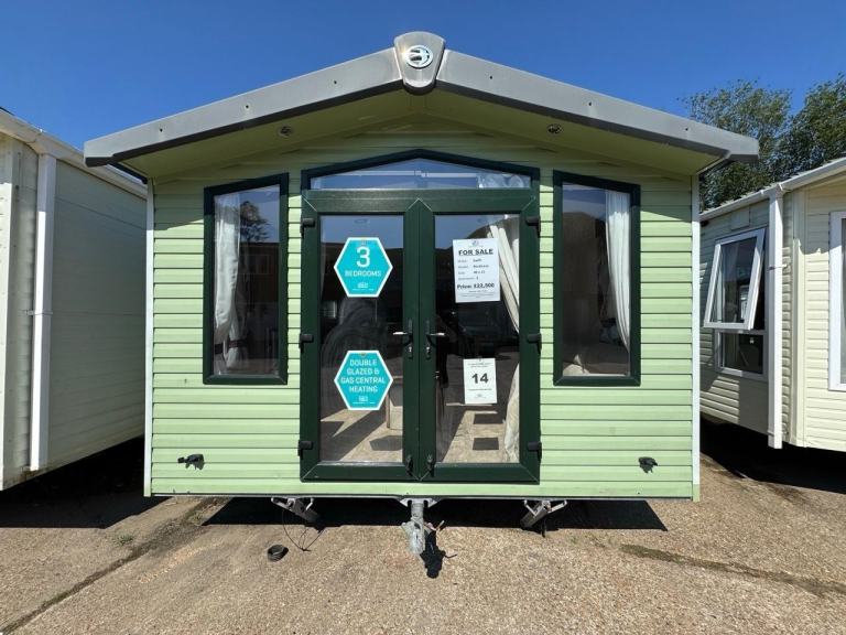 40x12ft 3 Bed Static Caravan with Rear Storage, DG, CH, Ensuite - Offsite Sale