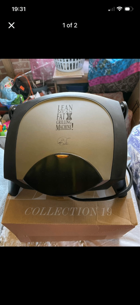 George Foreman Lean Mean Grilling Machine - Good Condition