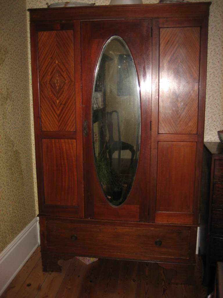 Edwardian Mahogany  wardrobe