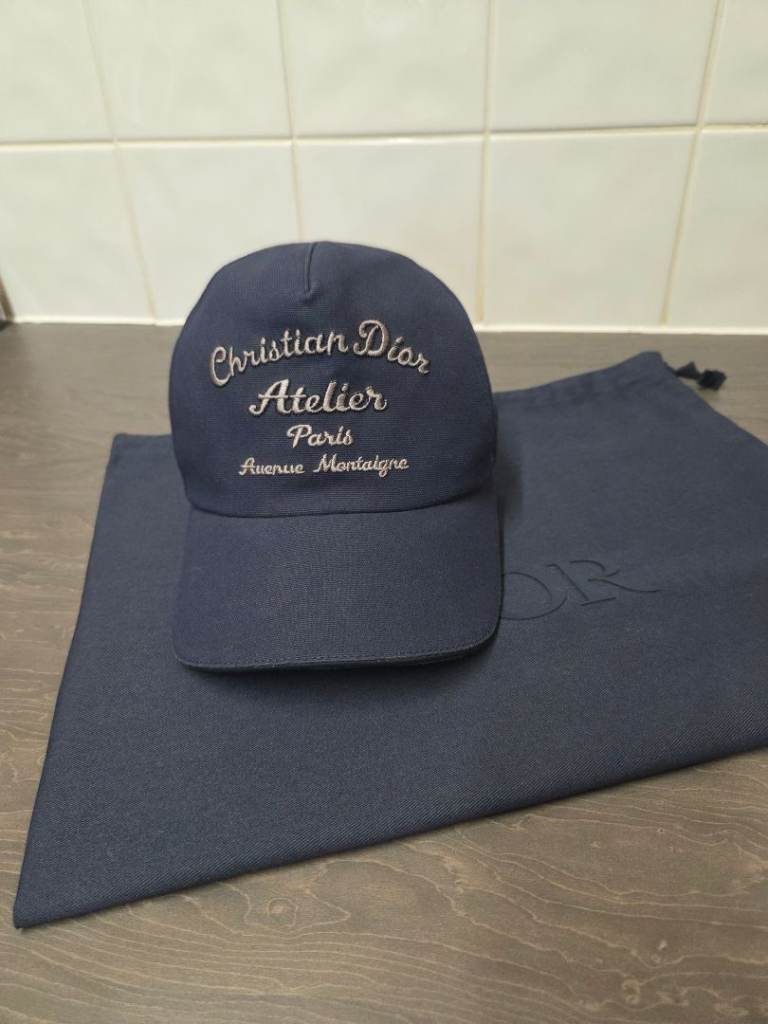 Christian Dior Atelier Navy Blue Baseball Cap