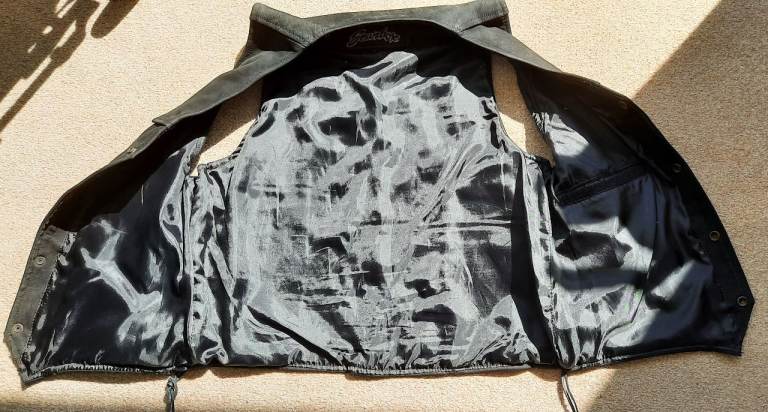 Bikers Gearbox Buckskin waistcoat