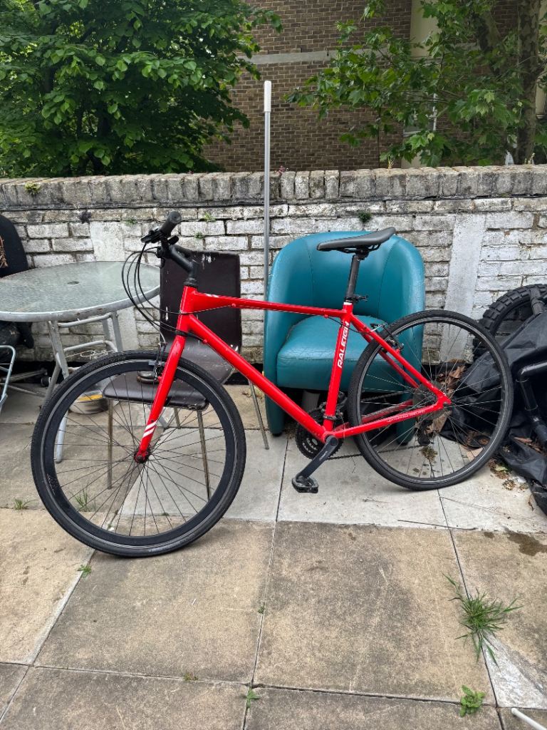 Raleigh Road Bike Size L large + bike lock