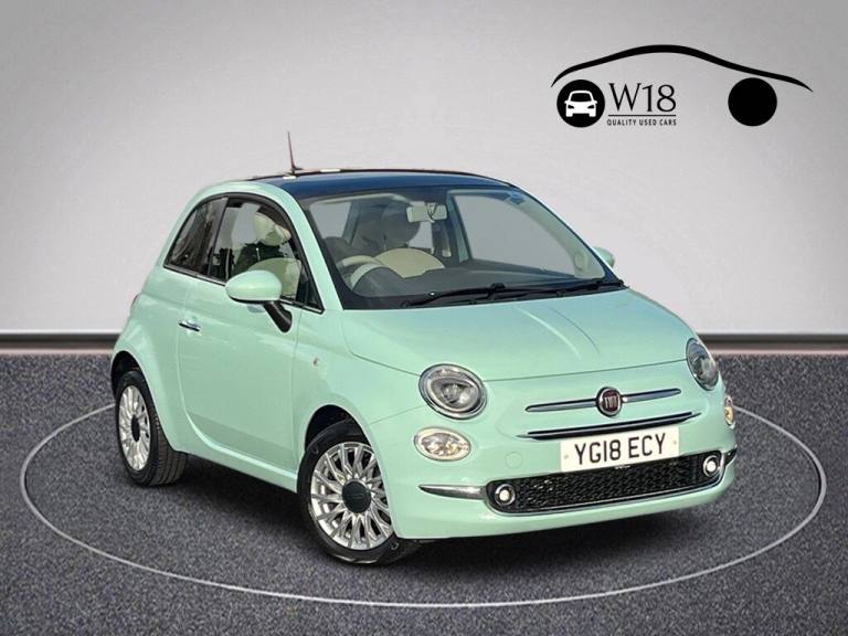 2018 Fiat 500 1.2 Lounge Hatchback 3dr Petrol Manual Euro 6 (s/s) (69 bhp) Hatchback Petrol Manual