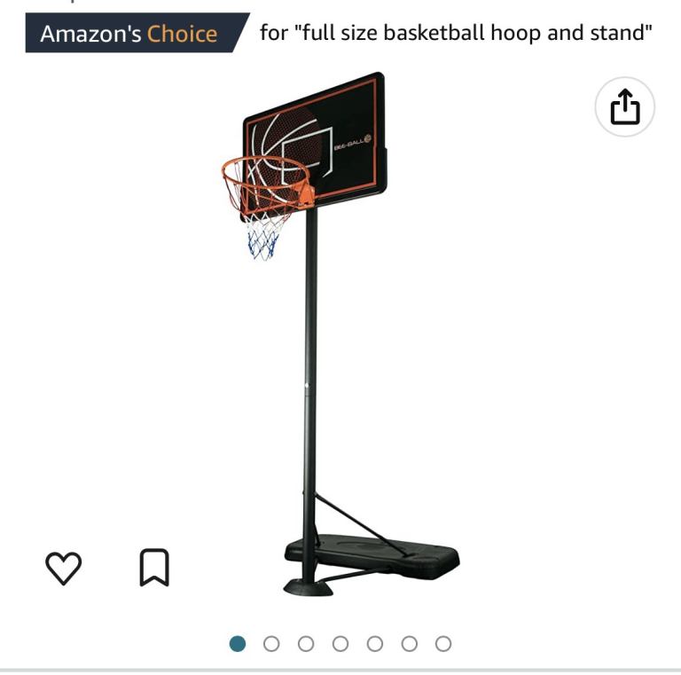 NBA basketball hoop and stand
