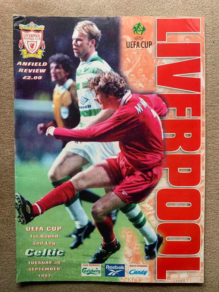 UEFA Cup Liverpool and Celtic September 30, 1997. 