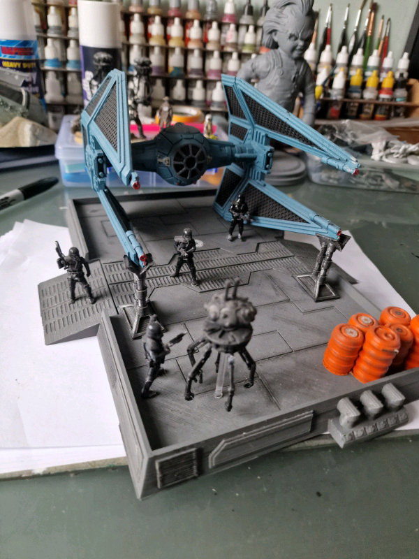 Star Wars Legion 3D printed TIE Intercepter set