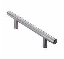 T-BAR, BAR PULL HANDLE, STAINLESS STEEL, 96mm CENTRE