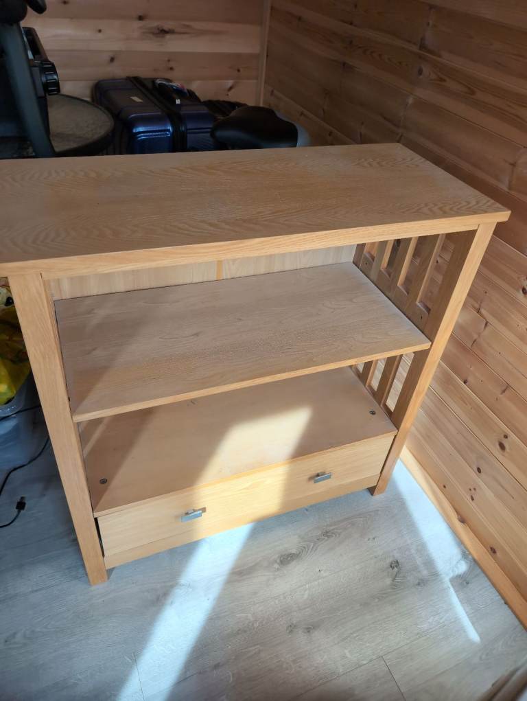 Wooden Console Table with Storage
