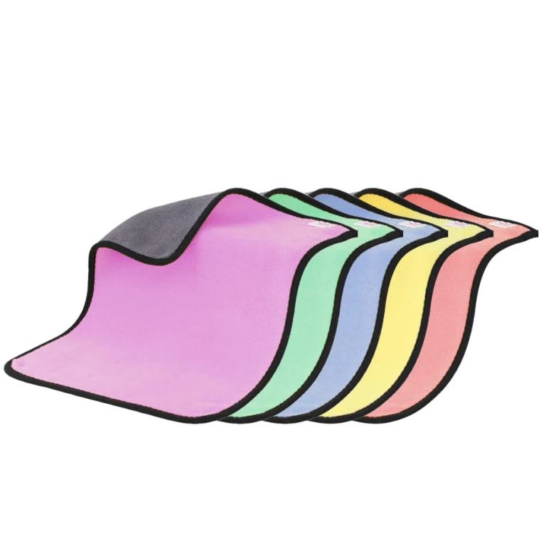 5pcs microfibre cleaning cloths