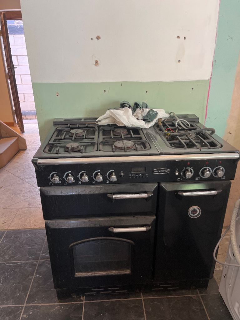 Stoves Range Cooker with Double Oven – Black