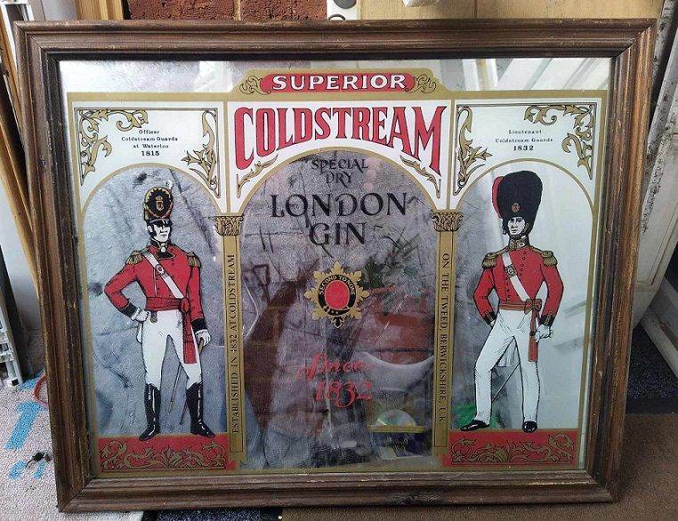 Superior Coldstream Special Dry London Gin Mirror