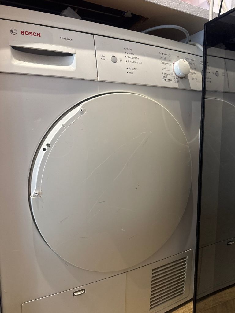 Bosch Classixx White Condenser Tumble Dryer - Good Condition