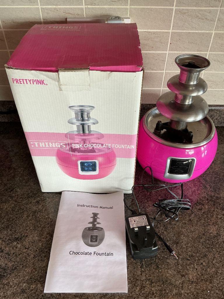 Pretty Pink Chocolate Fountain – As Good As New, Boxed