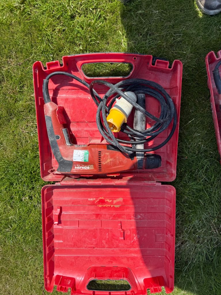 Hilti 110v drills 