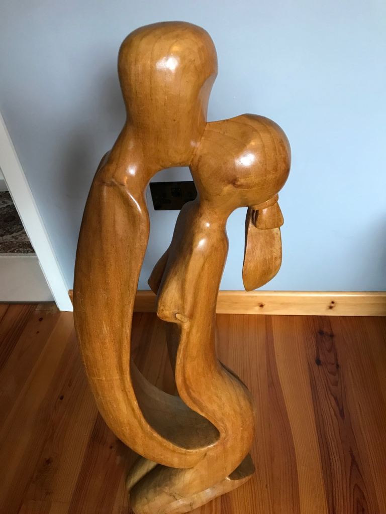 Wooden statue 