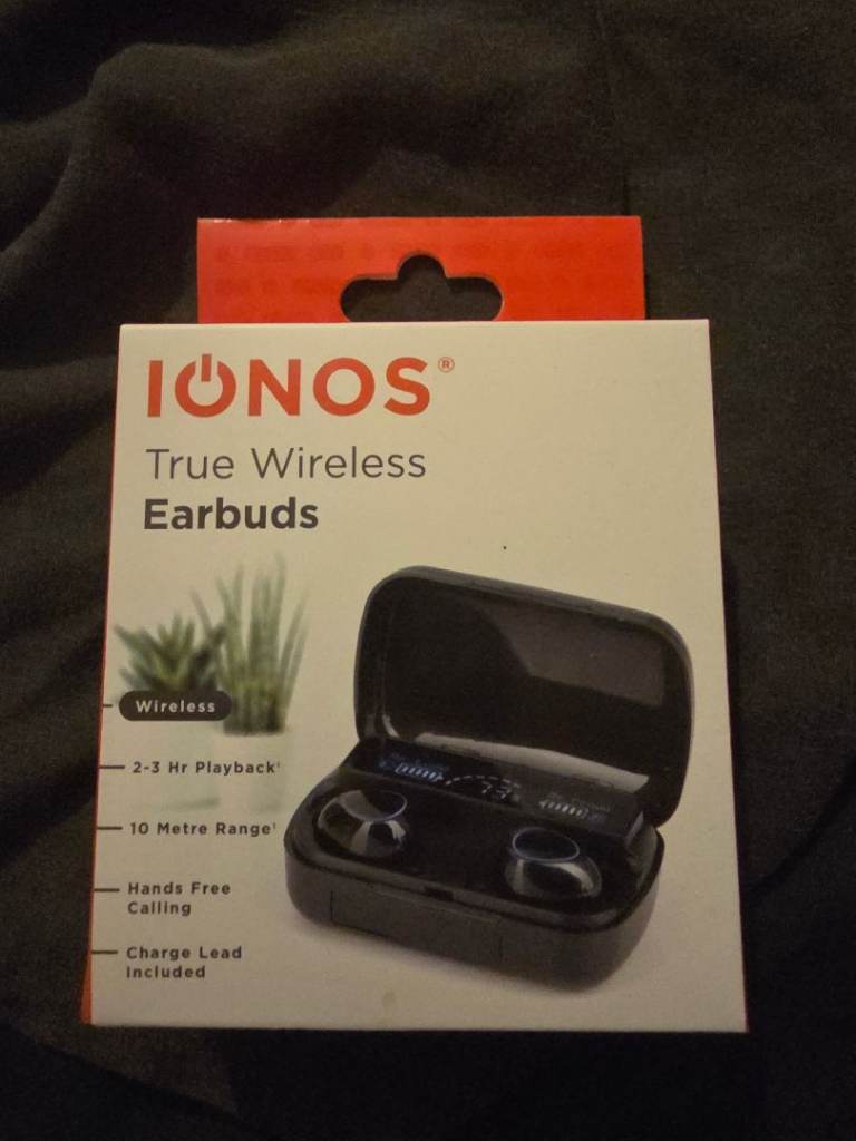 IONOS True Wireless Earbuds - Brand New, Sealed Box