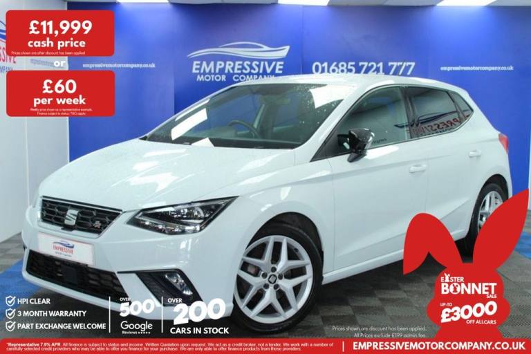 2020 70 SEAT IBIZA 1.0 TSI FR HATCHBACK 5DR PETROL MANUAL EURO 6 (S/S) (110 PS)