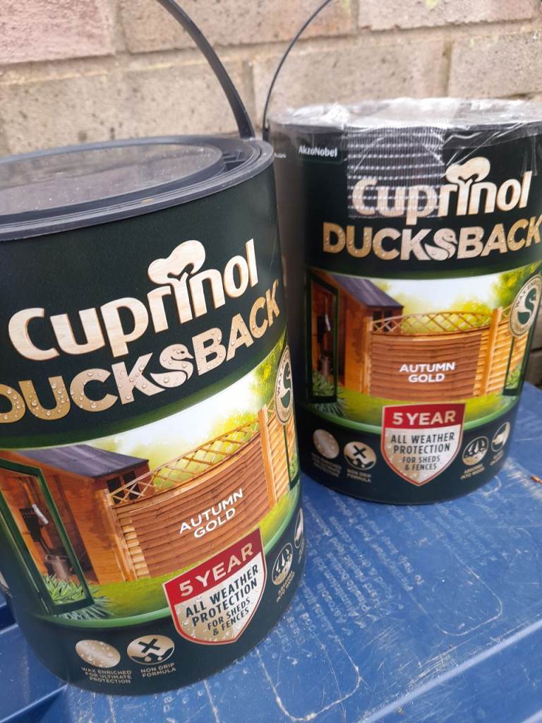 Cupriniol Ducksback shed and fence Paint