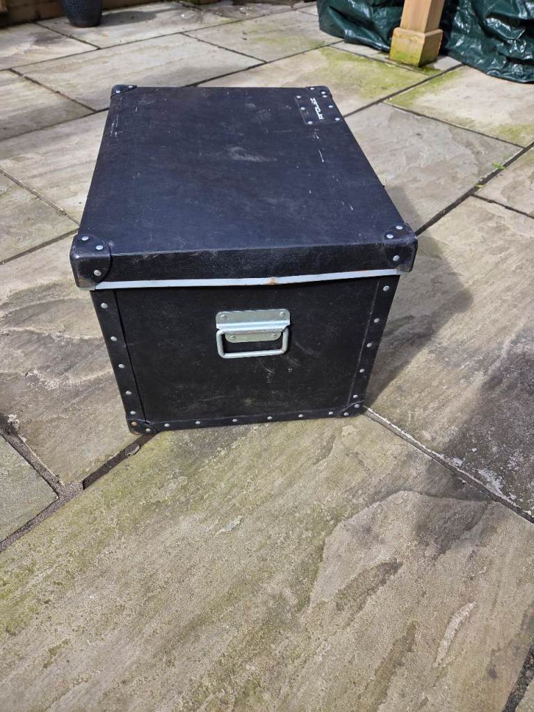 Sturdy Black Flight Case / Storage Box – Good Condition