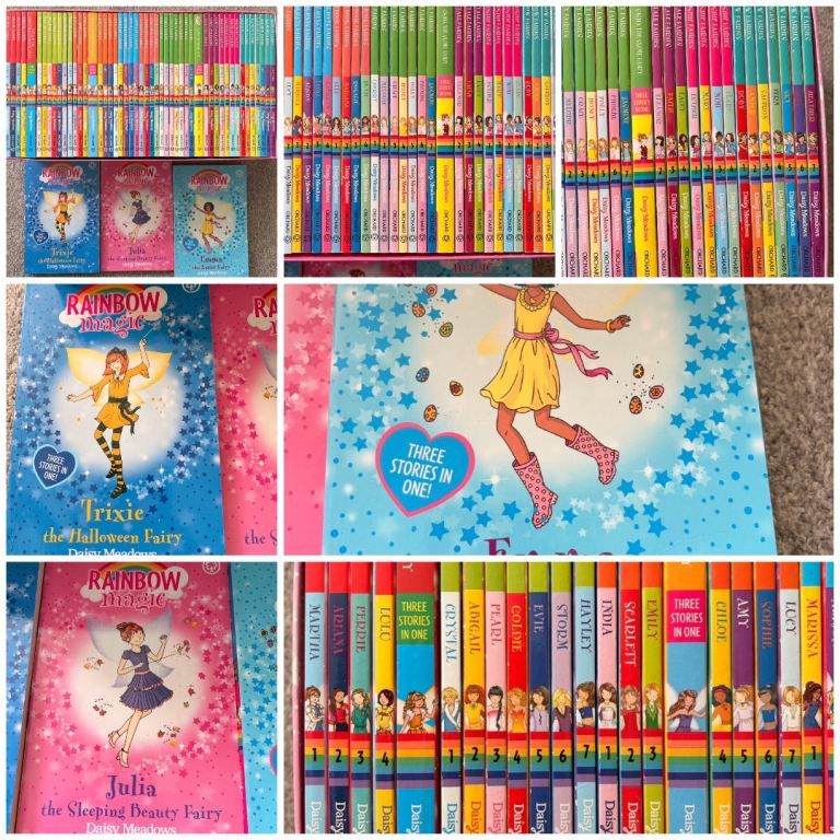 Magic rainbow book box set