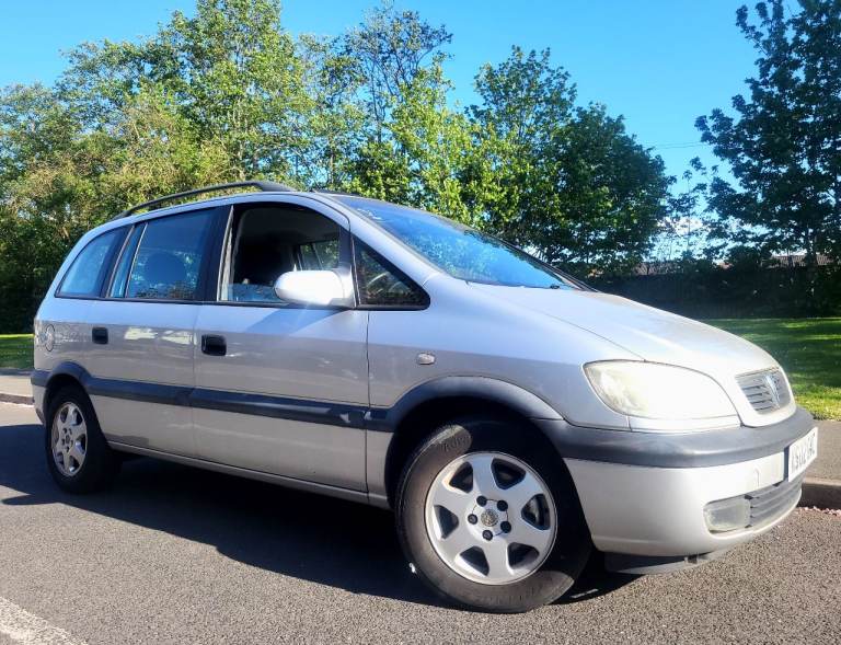 2002/02 VAUXHALL ZAFIRA 2.0 DTI ELEGANCE JUL 26 MOT galaxy alhambra touran 7 seater MPV