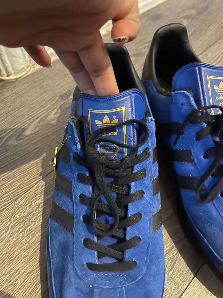 Adidas keglersuper blue trainers size 11