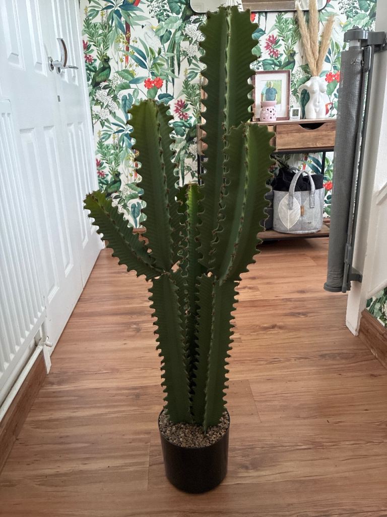 Large Artificial Cactus Plant in Pot