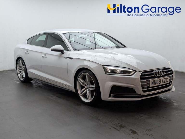 2019 Audi A5 2.0 TFSI 35 S line Sportback 5dr Petrol S Tronic Euro 6 (s/s) (150 ps) BLUE HATCHBAC...