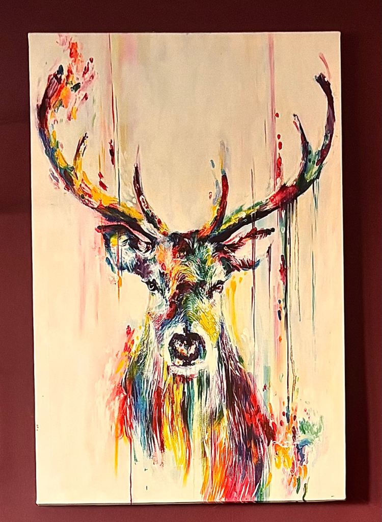 Unique Stag Head Canvas 