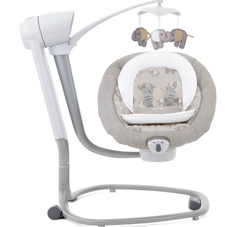 Joie Serina Swivel Baby Swing Elephant Duo