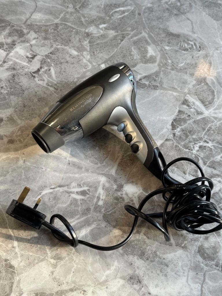Remington Hair Dryer – Grey, Good Condition