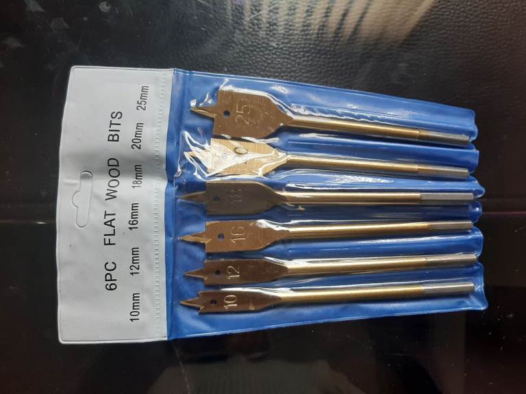 Spade drill bit brand new and 6 piece pack 