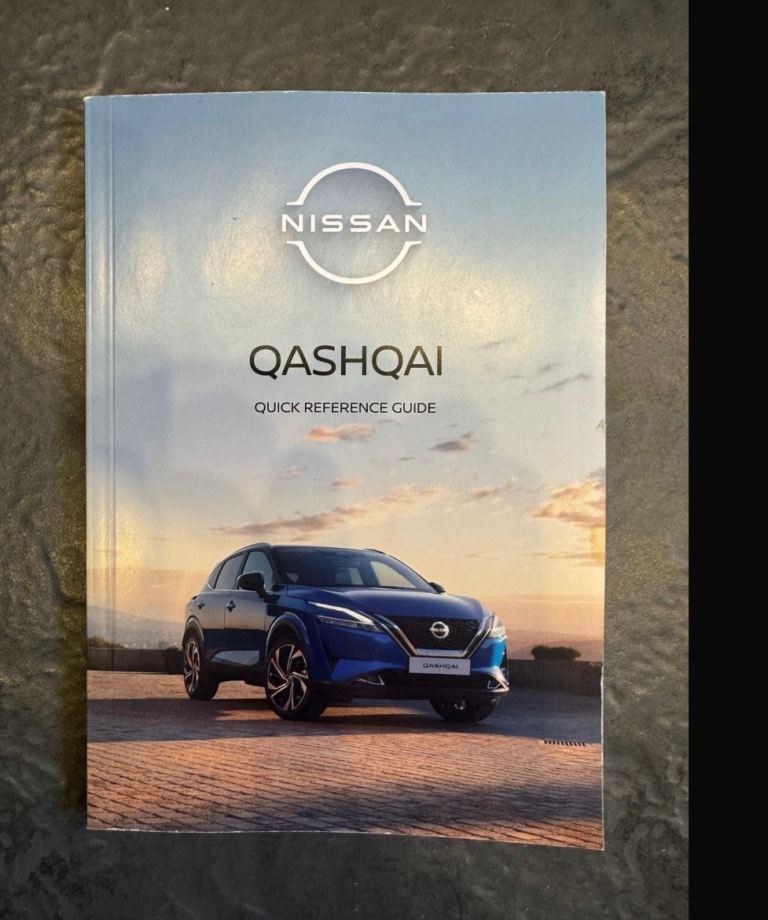 Nissan Qashqai Quick Reference Guide 2021 onwards – As Good As New