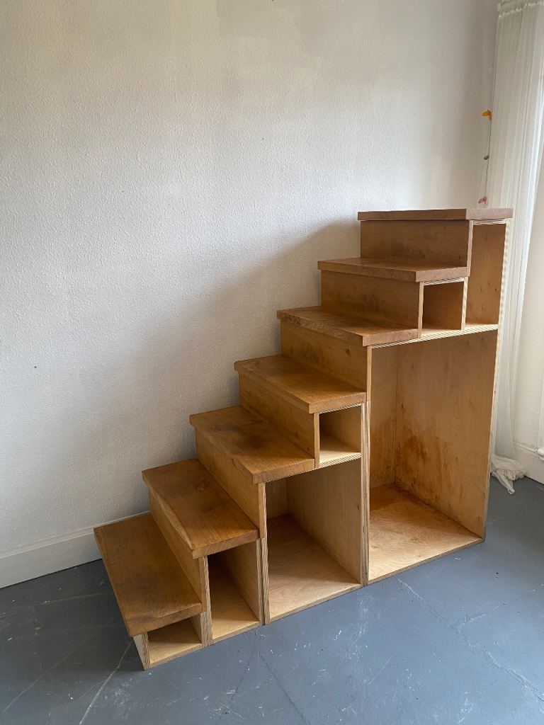 image for Solid wood stairs
