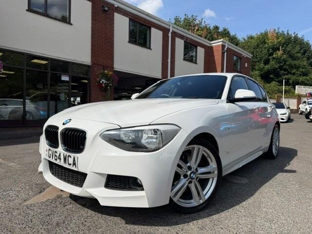2015 BMW 1 Series 2015 BMW 116i M Sport 5dr.PETROL,ULEZ,FSH,ALPINE WHITE,BLUETOOTH!! HATCHBACK Pe...