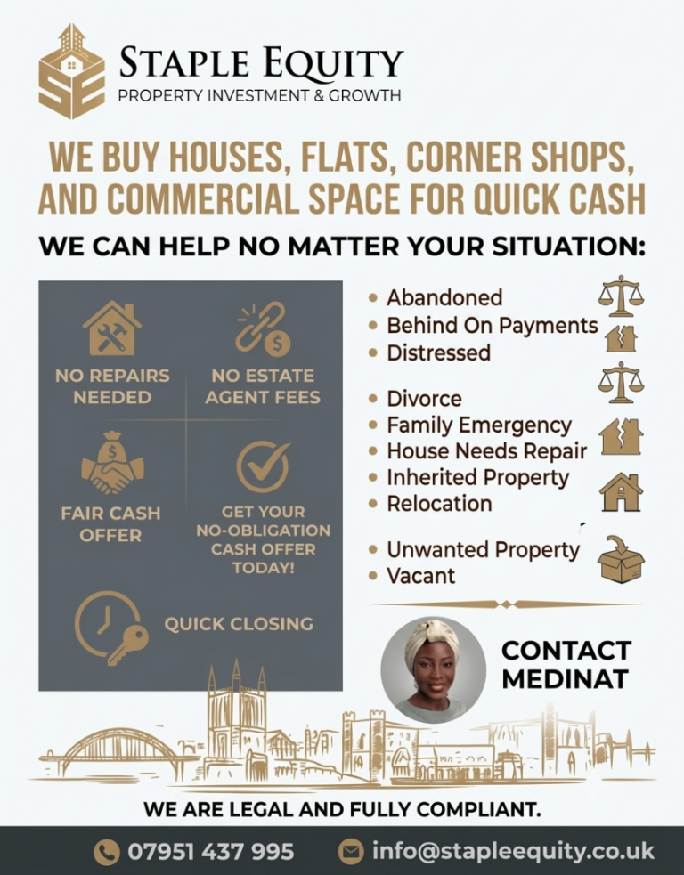 HOUSES, FLATS, CORNER SHOPS, AND COMMERCIAL SPACE 