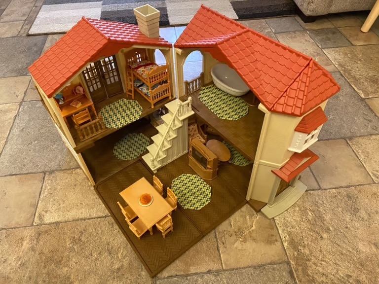 Sylvanian families houses, furniture, cars and boat bundle or sell separately 