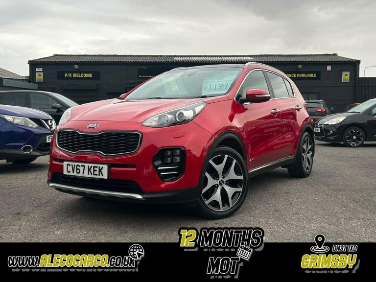 KIA SPORTAGE 2.0 CRDi GT-Line S Red Auto Diesel 2017