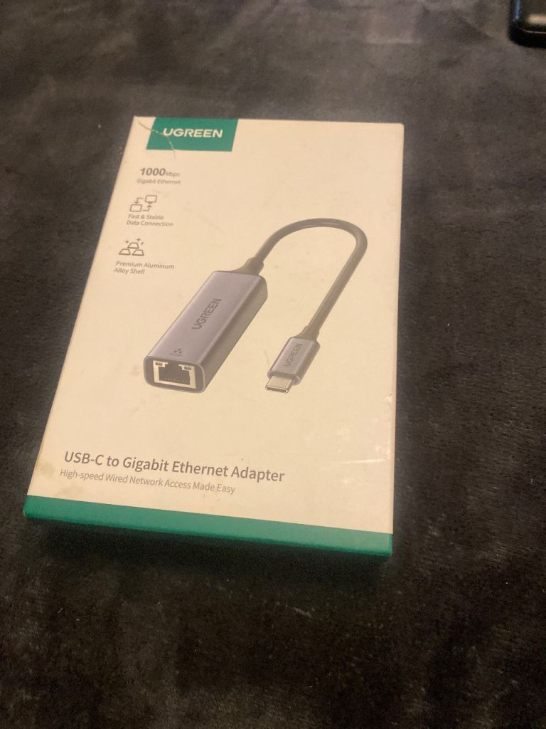UGREEN USB-C to Gigabit Ethernet Adapter - NEW