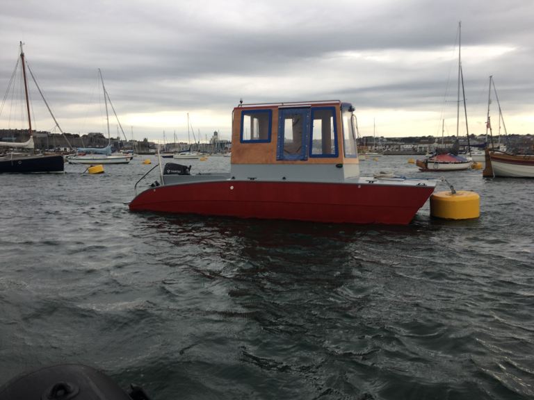 19 foot motor catamaran 