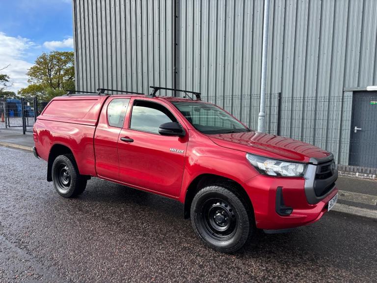 2021 (21) TOYOTA HILUX ACTIVE 2.4 D4-D 4X4 EXTRA CAB PICKUP + CANOPY + TOW BAR 