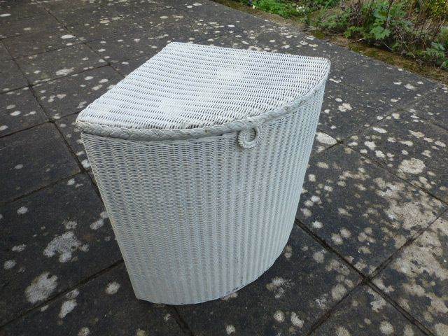A genuine Lloyd Loom "Lusty" laundry basket
