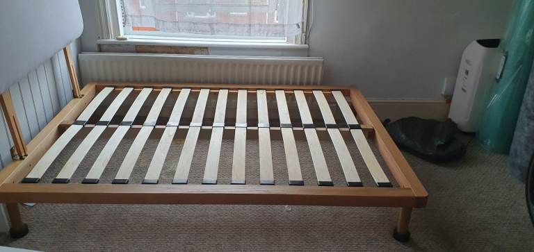 John Lewis Bow Upholstered Headboard Bed Frame